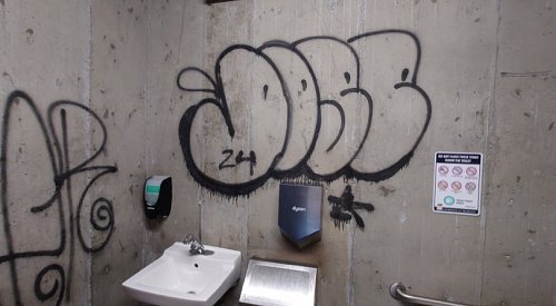 Penticton RCMP seek witness of public washroom vandalism