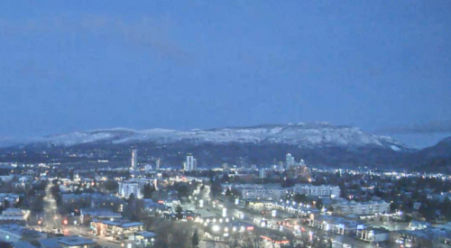 Kelowna weather: Flurries expected Friday afternoon