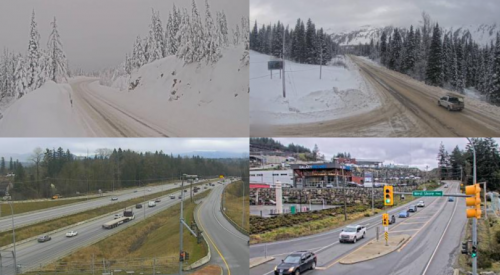 22 new cameras added to DriveBC's webcam network for better information for road, weather conditions