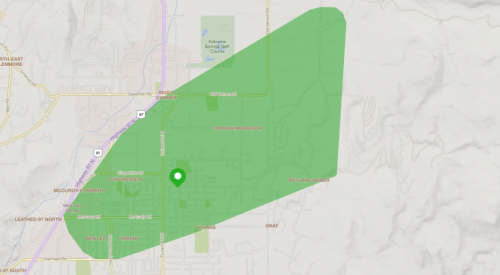 UPDATE: Power restored to over 2,300 customers in Kelowna